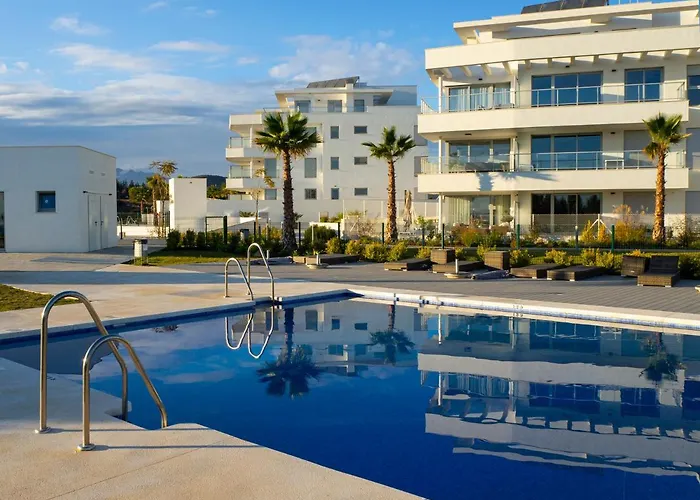 Wonderful, Excellent New 4-Bed Apartment Near Malaga With Indoor And Outdoor Swimmimg Pools, Gym And Sauna Facilities